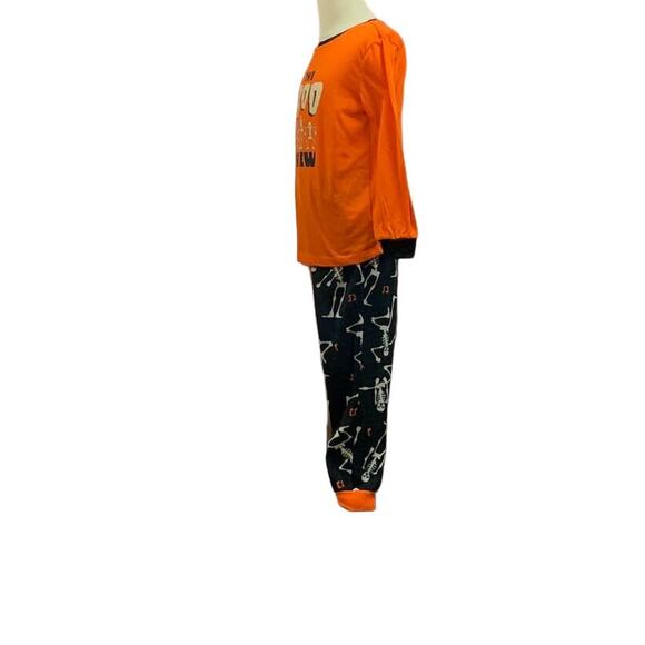 Girls Halloween Skeletons Pajama Set - Picture 3 of 11